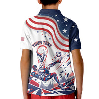 Personalized Soccer USA Kid Polo Shirt US Dynamic Stylized