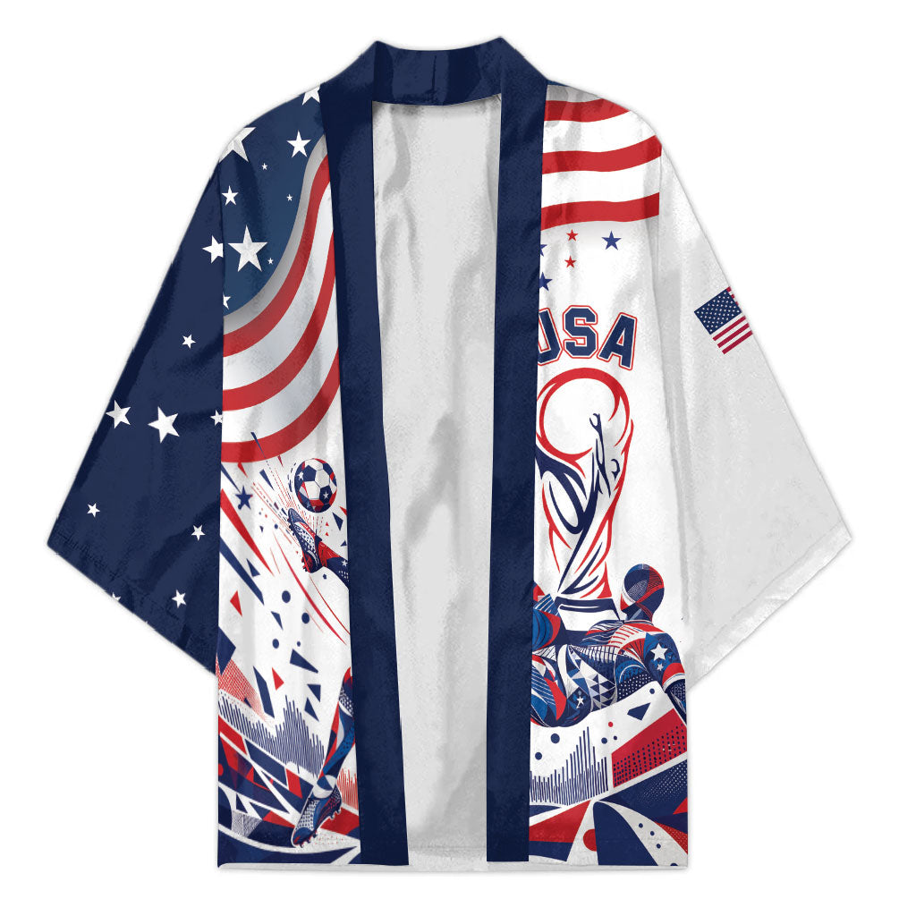 Personalized Soccer USA Kimono US Dynamic Stylized