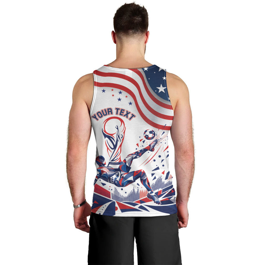 Personalized Soccer USA Men Tank Top US Dynamic Stylized