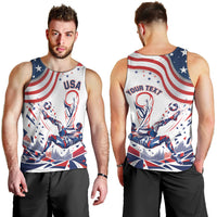 Personalized Soccer USA Men Tank Top US Dynamic Stylized