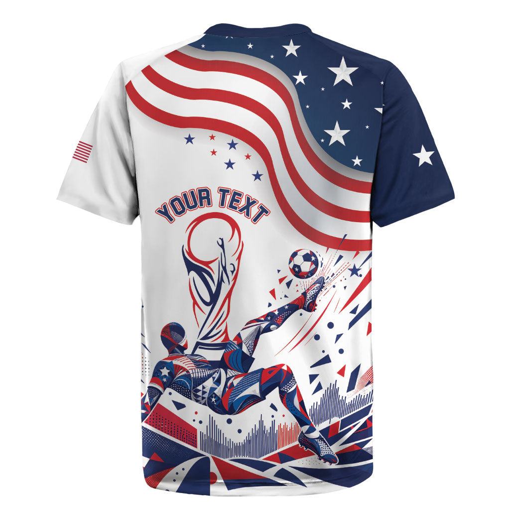 Personalized Soccer USA Rugby Jersey US Dynamic Stylized
