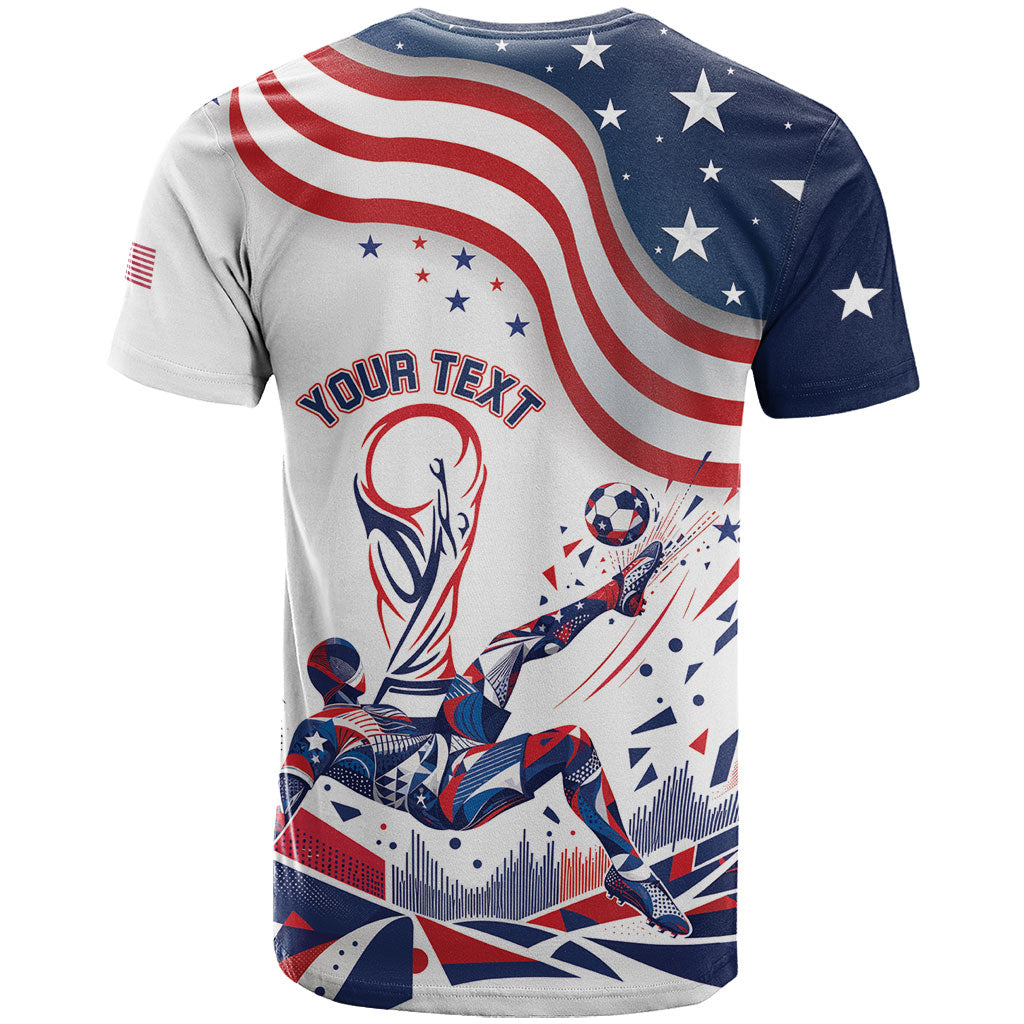 Personalized Soccer USA T Shirt US Dynamic Stylized