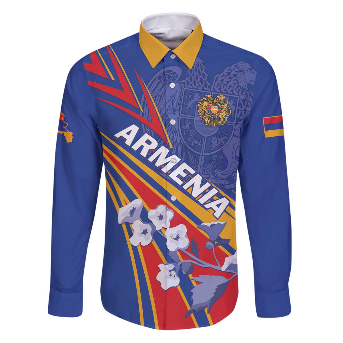 Armenia Family Matching Puletasi and Hawaiian Shirt Mek Azg Mek Mshakouyt - Wonder Print Shop