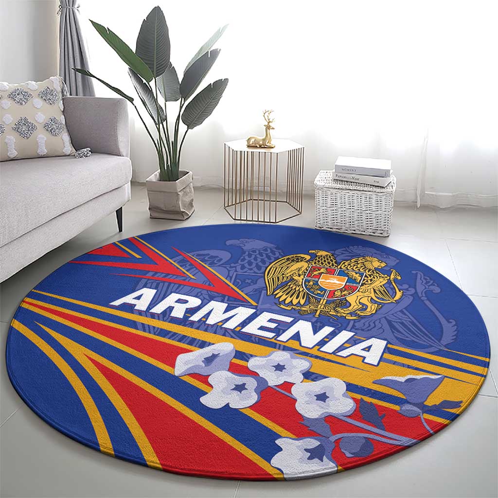 Armenia Round Carpet Mek Azg Mek Mshakouyt