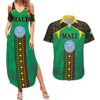 Mali Couples Matching Summer Maxi Dress and Hawaiian Shirt Mali ka Fasojamana - Wonder Print Shop