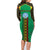 Mali Family Matching Long Sleeve Bodycon Dress and Hawaiian Shirt Mali ka Fasojamana - Wonder Print Shop