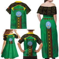 Mali Family Matching Off Shoulder Maxi Dress and Hawaiian Shirt Mali ka Fasojamana - Wonder Print Shop