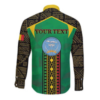 Mali Long Sleeve Button Shirt Mali ka Fasojamana - Wonder Print Shop