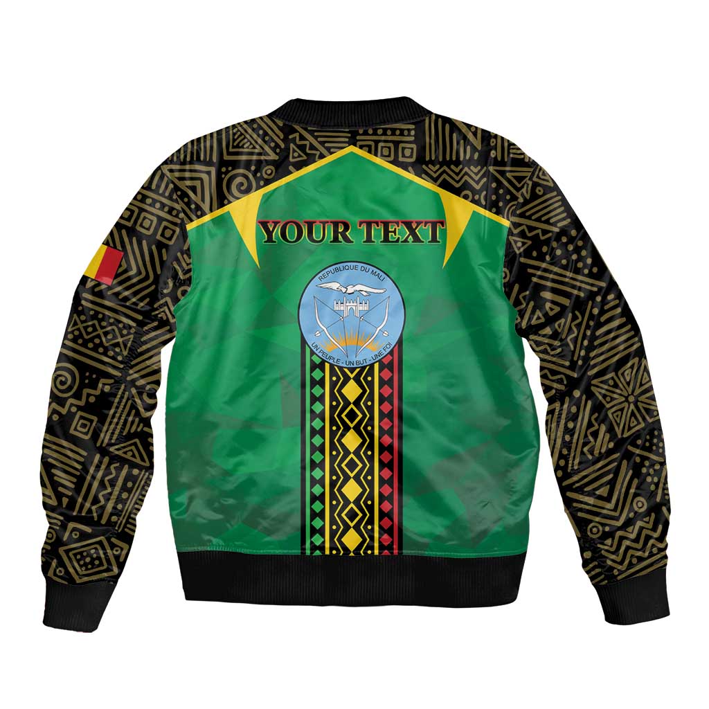 Mali Sleeve Zip Bomber Jacket Mali ka Fasojamana - Wonder Print Shop