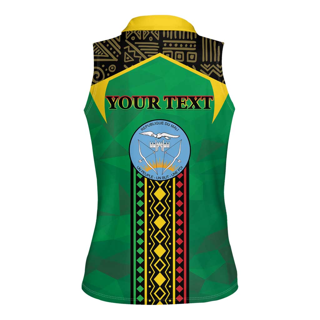 Mali Women Sleeveless Polo Shirt Mali ka Fasojamana - Wonder Print Shop