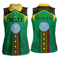 Mali Women Sleeveless Polo Shirt Mali ka Fasojamana - Wonder Print Shop