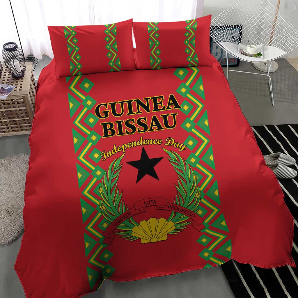 Guinea-Bissau Bedding Set Unidade Luta Progresso - Wonder Print Shop