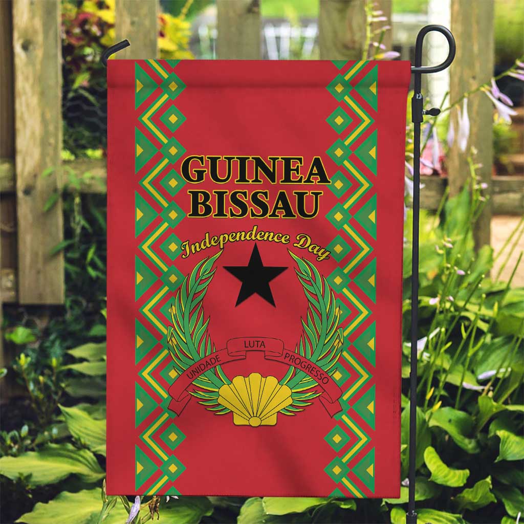Guinea-Bissau Garden Flag Unidade Luta Progresso - Wonder Print Shop