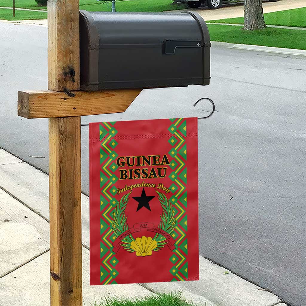 Guinea-Bissau Garden Flag Unidade Luta Progresso - Wonder Print Shop