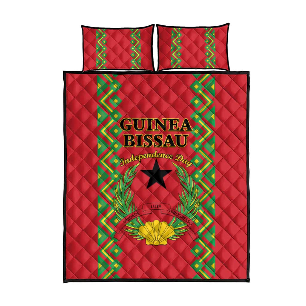 Guinea-Bissau Quilt Bed Set Unidade Luta Progresso - Wonder Print Shop