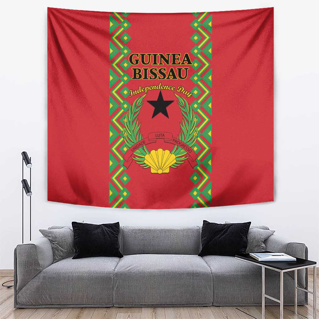 Guinea-Bissau Tapestry Unidade Luta Progresso - Wonder Print Shop