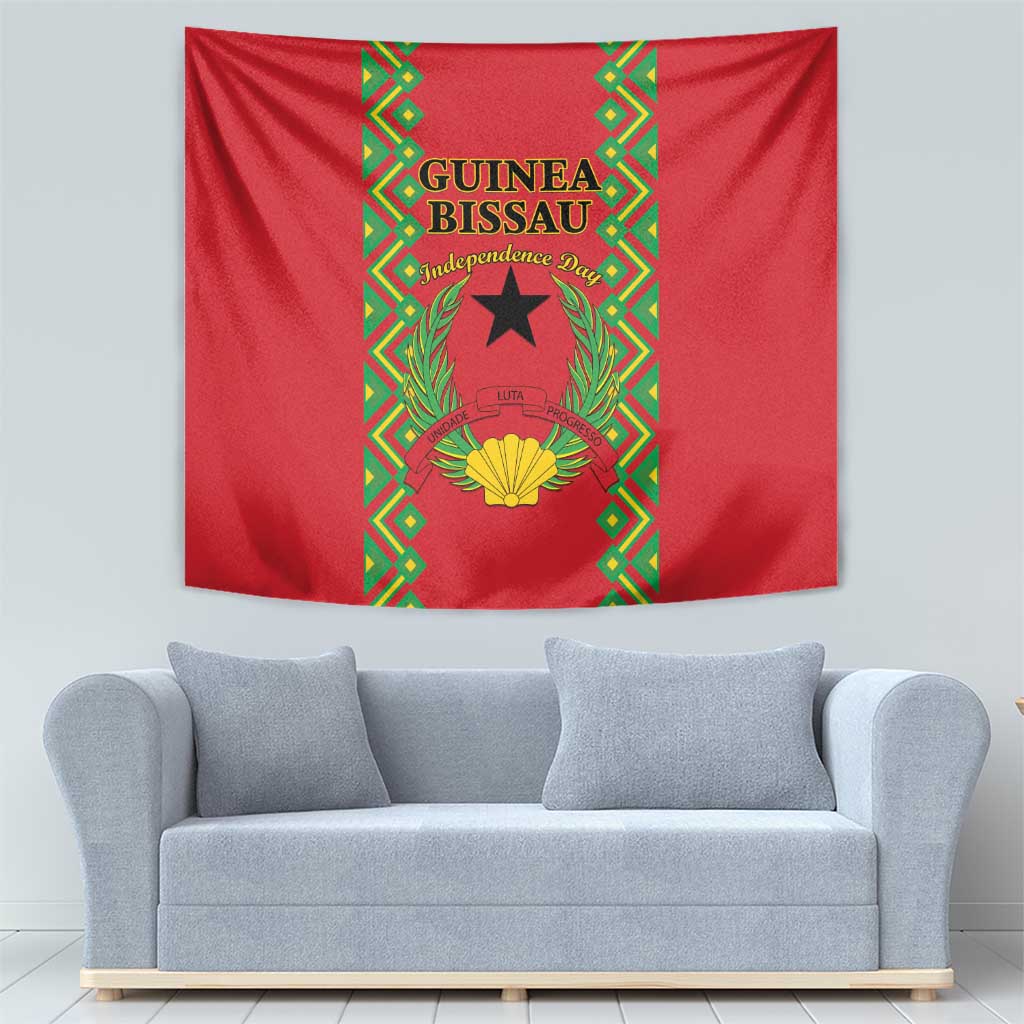 Guinea-Bissau Tapestry Unidade Luta Progresso - Wonder Print Shop