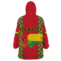 Guinea-Bissau Wearable Blanket Hoodie Unidade Luta Progresso - Wonder Print Shop