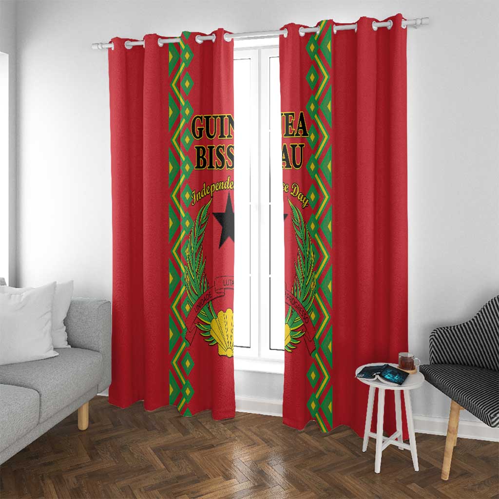 Guinea-Bissau Window Curtain Unidade Luta Progresso - Wonder Print Shop