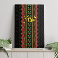 Mali Bogolanfini African Pattern Canvas Wall Art
