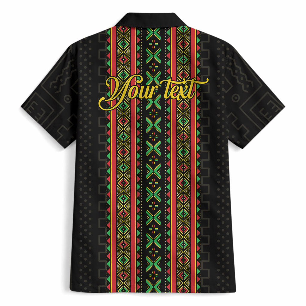 Personalized Mali Bogolanfini African Pattern Hawaiian Shirt
