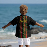 Personalized Mali Bogolanfini African Pattern Kid Hawaiian Shirt