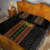 Mali Bogolanfini African Pattern Quilt Bed Set