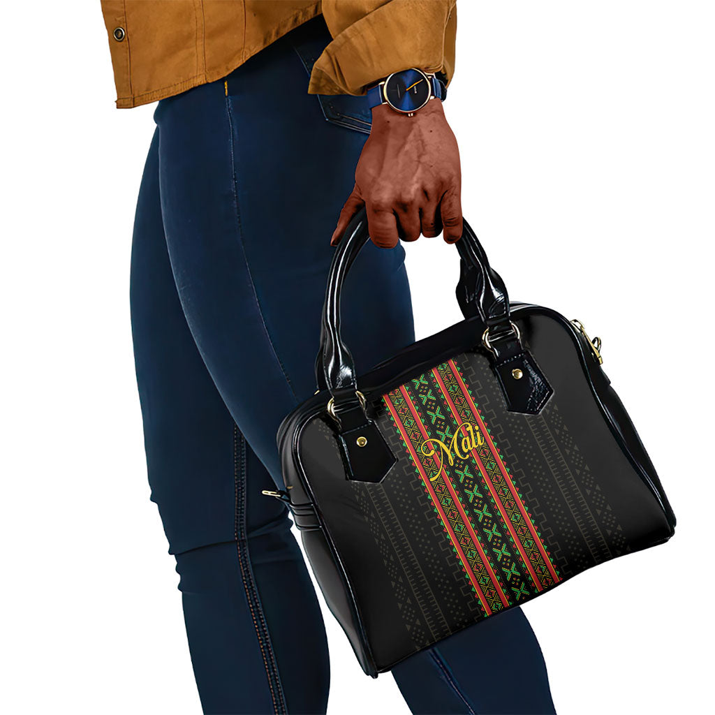 Mali Bogolanfini African Pattern Shoulder Handbag