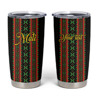 Personalized Mali Bogolanfini African Pattern Tumbler Cup