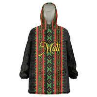Personalized Mali Bogolanfini African Pattern Wearable Blanket Hoodie