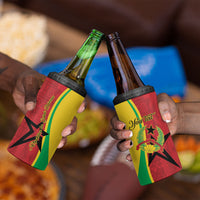 Personalized Guinea-Bissau 4 in 1 Can Cooler Tumbler Happy Independence Day