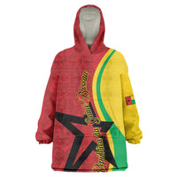 Personalized Guinea-Bissau Kid Wearable Blanket Hoodie Happy Independence Day