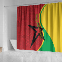 Guinea-Bissau Shower Curtain Happy Independence Day