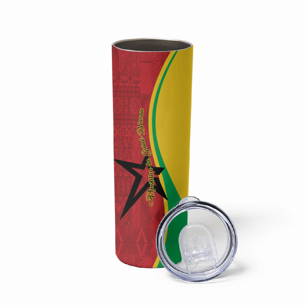 Personalized Guinea-Bissau Skinny Tumbler Happy Independence Day