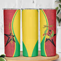 Personalized Guinea-Bissau Skinny Tumbler Happy Independence Day