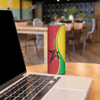 Personalized Guinea-Bissau Skinny Tumbler Happy Independence Day