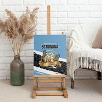 Botswana 2026 Canvas Wall Art 60th Anniversary