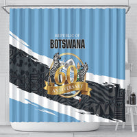 Botswana 2026 Shower Curtain 60th Anniversary