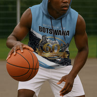 Personalized Botswana 2026 Sleeveless Hoodie 60th Anniversary