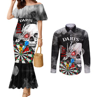 personalised-skull-darts-couples-matching-mermaid-dress-and-long-sleeve-button-shirts-see-you-next-game