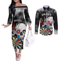 personalised-skull-darts-couples-matching-off-the-shoulder-long-sleeve-dress-and-long-sleeve-button-shirts-see-you-next-game
