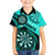 Personalised Darts Kid Hawaiian Shirt Turquoise Abstract Light - Wonder Print Shop