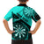 Personalised Darts Kid Hawaiian Shirt Turquoise Abstract Light - Wonder Print Shop