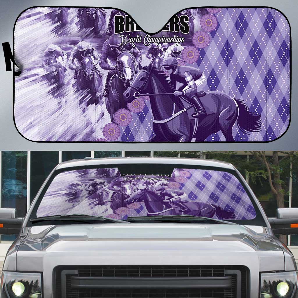 Breeders Horse Racing Auto Sun Shade World Horse Racing Championships - Wonder Print Shop