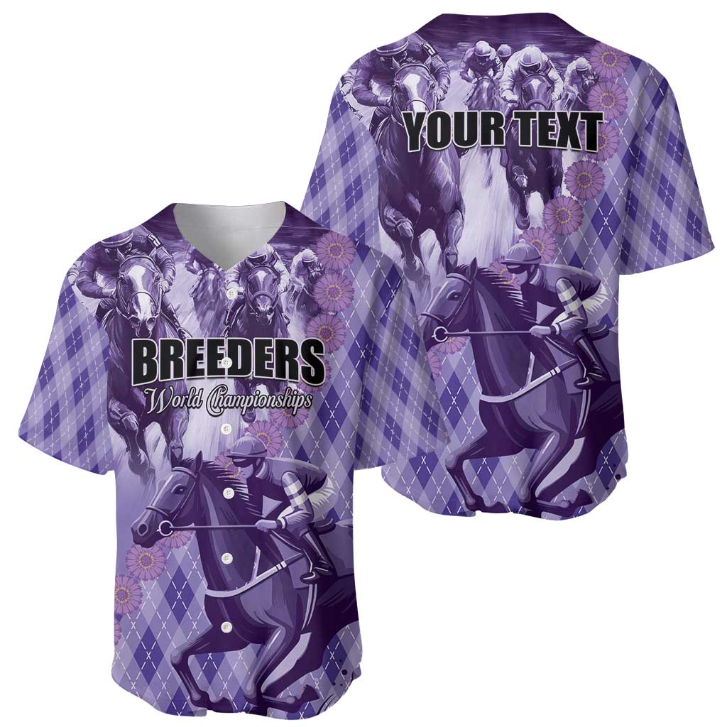 Personalized Breeders Horse Racing Baseball Jersey World Horse Racing Championships - Wonder Print Shop