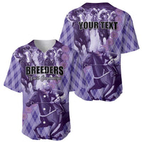Personalized Breeders Horse Racing Baseball Jersey World Horse Racing Championships - Wonder Print Shop