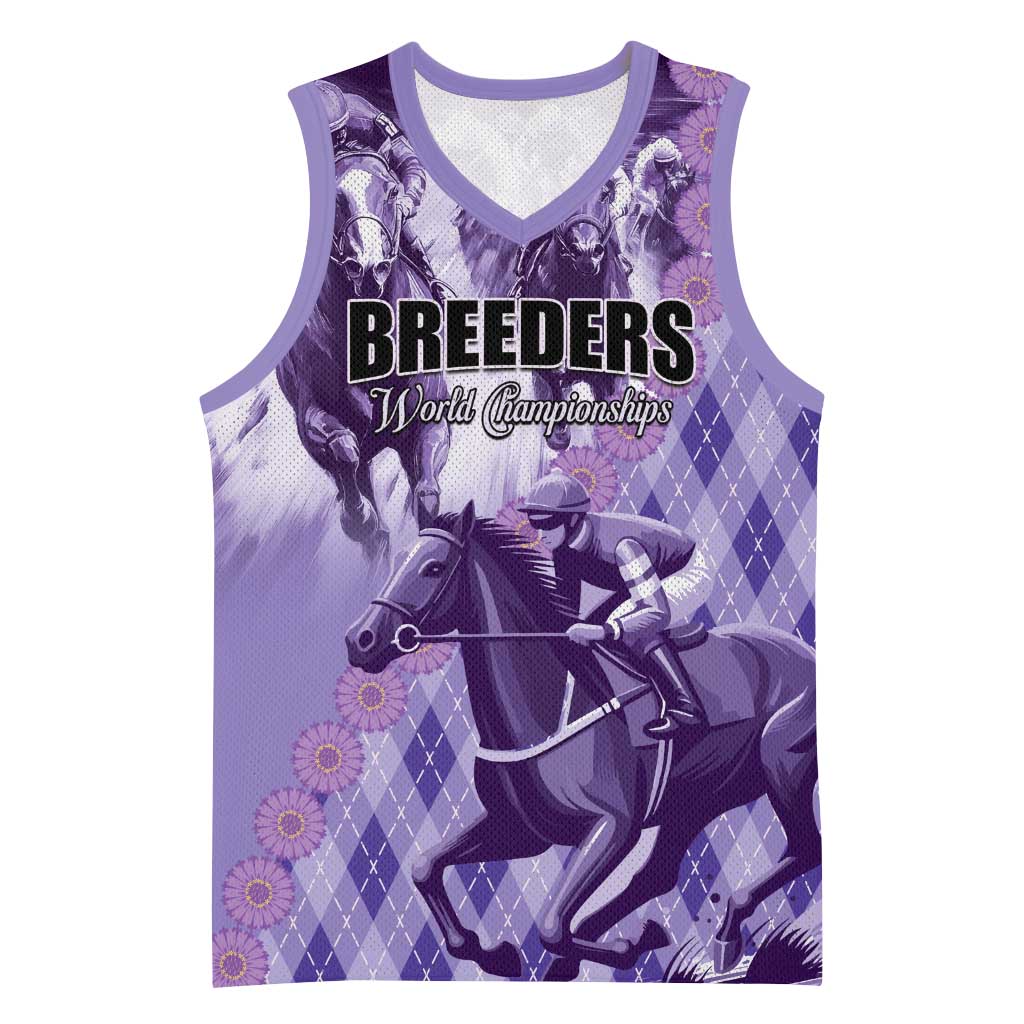 Personalized Breeders Horse Racing Basketball Jersey World Horse Racing Championships - Wonder Print Shop