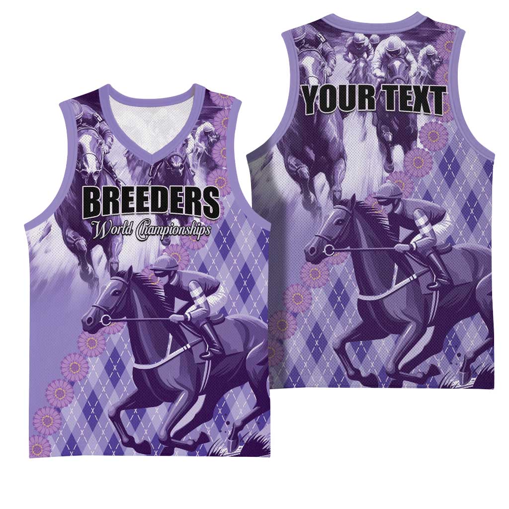 Personalized Breeders Horse Racing Basketball Jersey World Horse Racing Championships - Wonder Print Shop