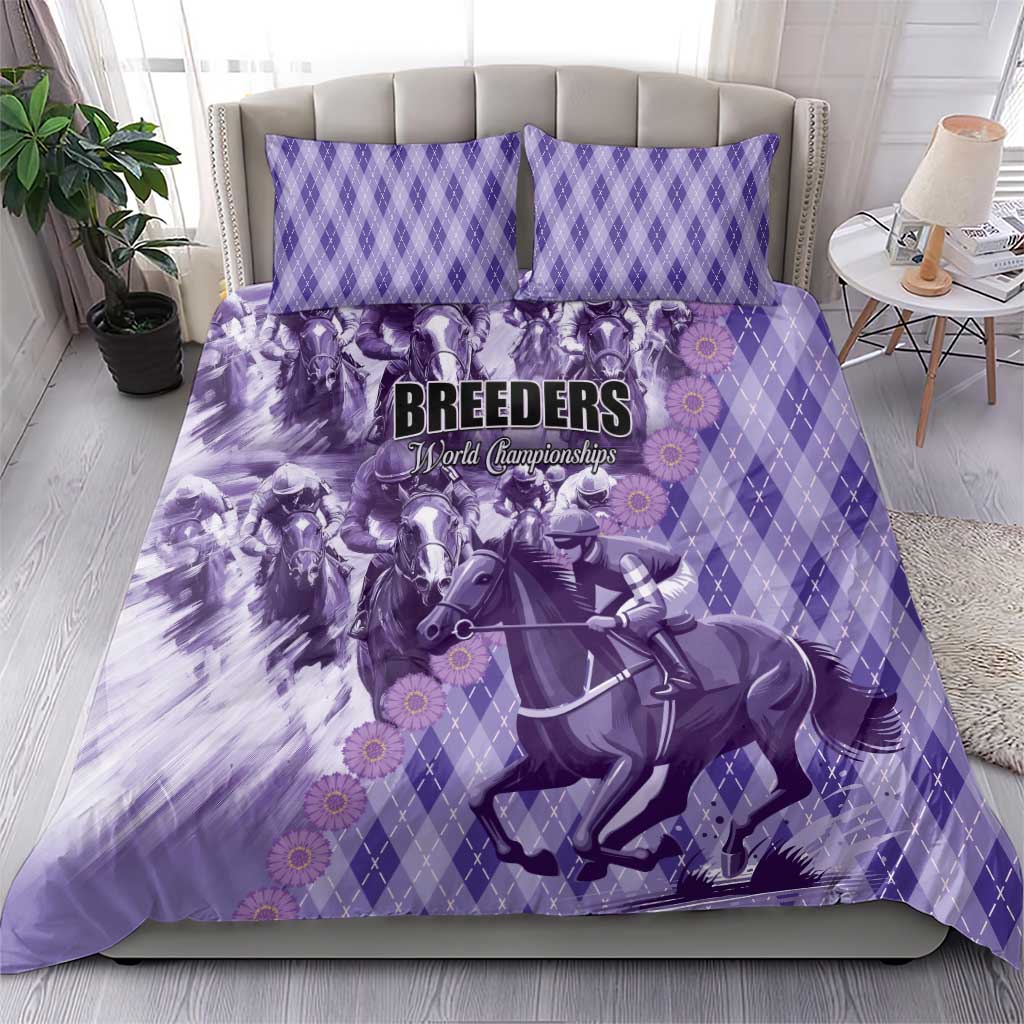 Breeders Horse Racing Bedding Set World Horse Racing Championships - Wonder Print Shop