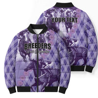 Personalized Breeders Horse Racing Bomber Puffer Jacket World Horse Racing Championships - Wonder Print Shop